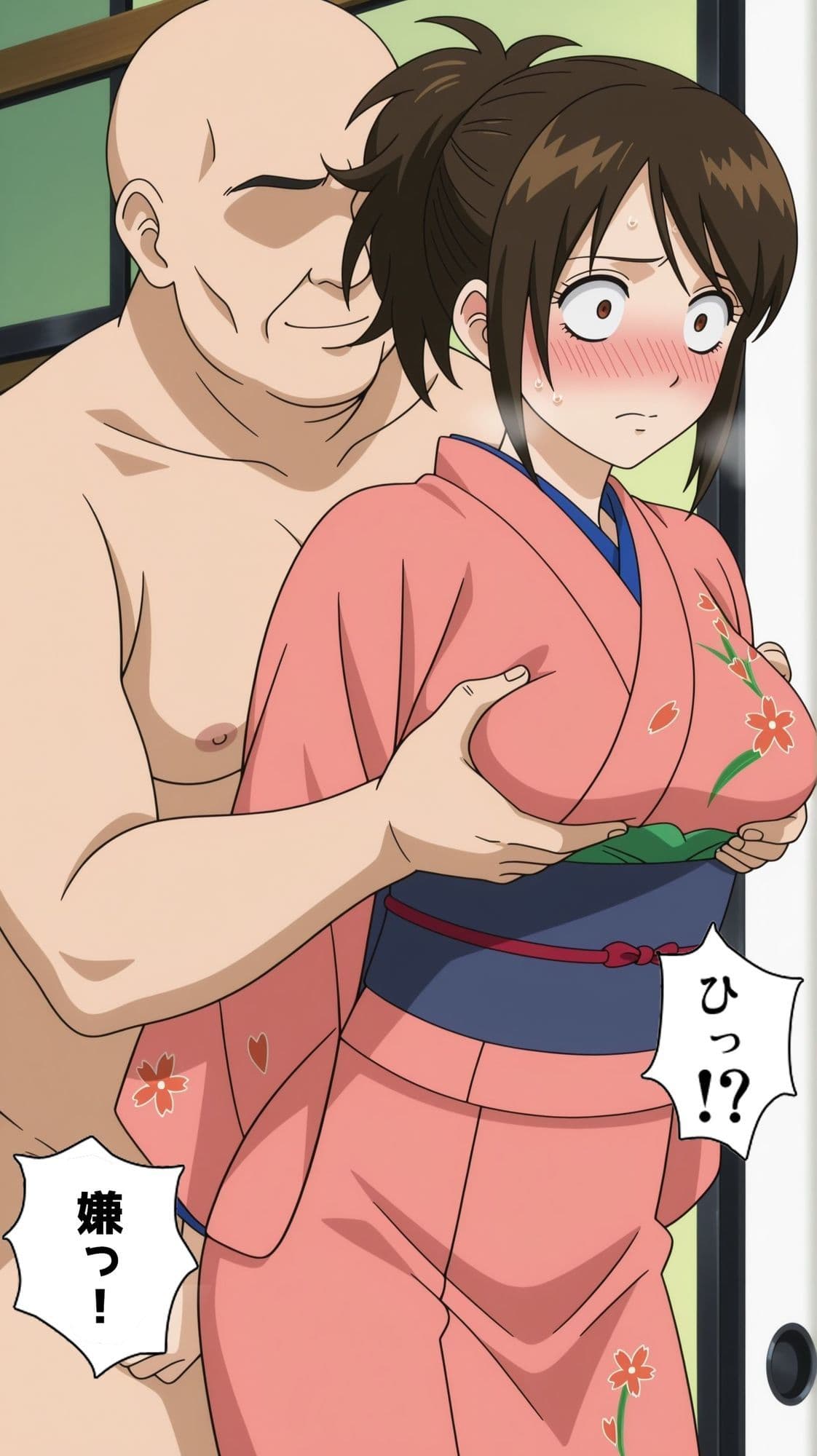 【一部セリフつき】Deliサモ☆ 美少女とおじさん強●召喚アプリ - 志村道場の娘編 - サンプル 3