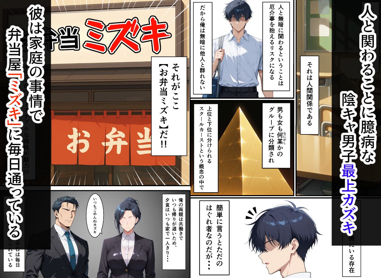 毎日通っている弁当屋の娘が同じクラスの黒ギャルだった話 サンプル 1