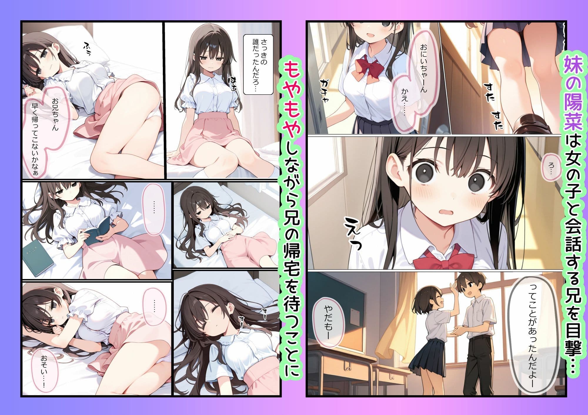 お兄ちゃん大好きな妹といちゃラブセックスする話 サンプル 2