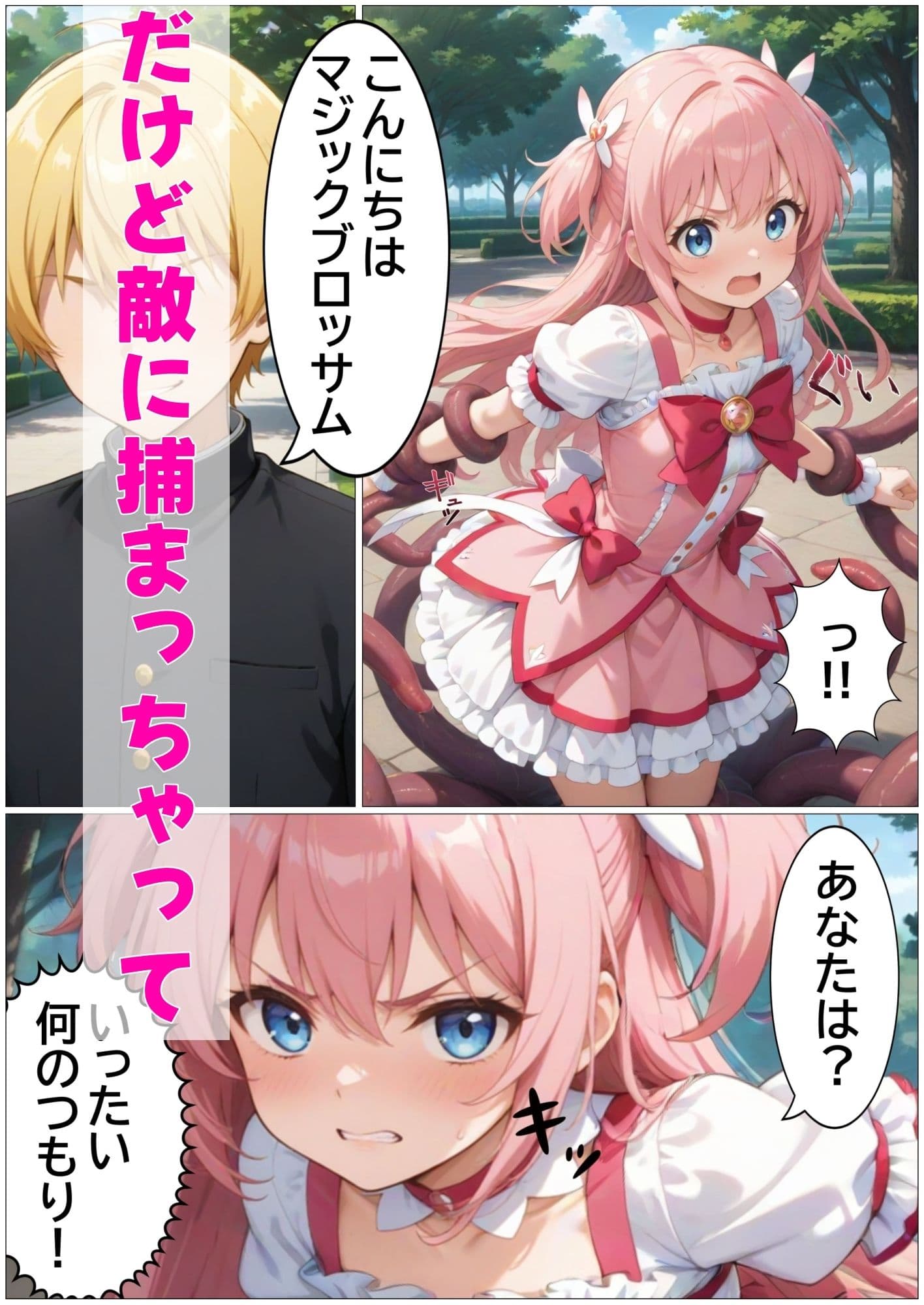 彼氏持ち魔法少女が敵の苗床になっちゃう話 サンプル 3