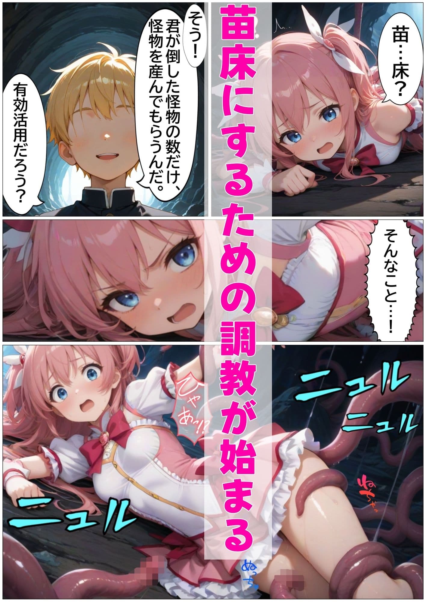 彼氏持ち魔法少女が敵の苗床になっちゃう話 サンプル 4