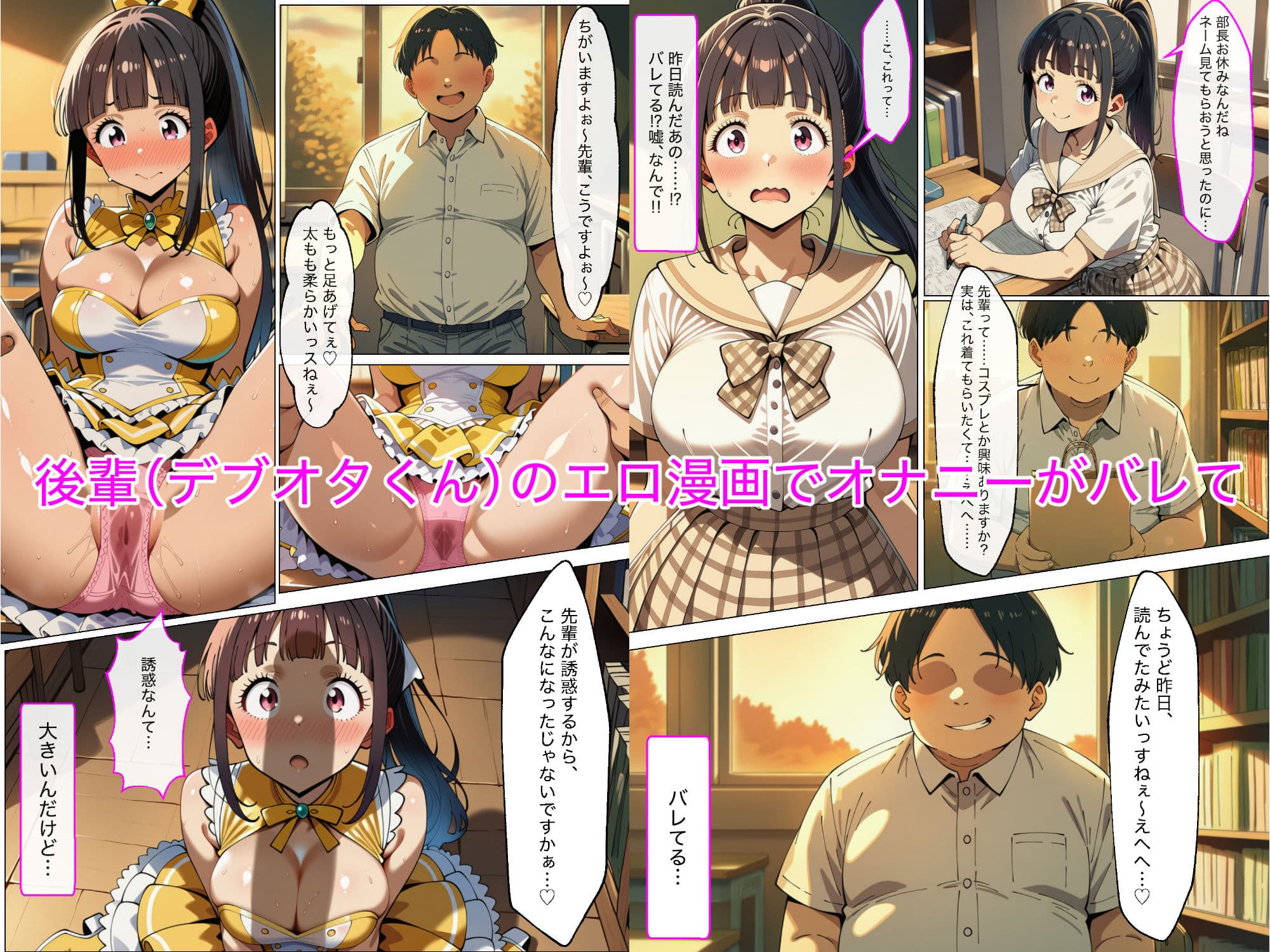 真面目でむっつりなオナニー狂の生徒会副会長を後輩デブオタの僕がちんぽ奴◯に堕とす話ーあの娘の秘密【生徒会副会長ちんぽ奴◯化】ー サンプル 4