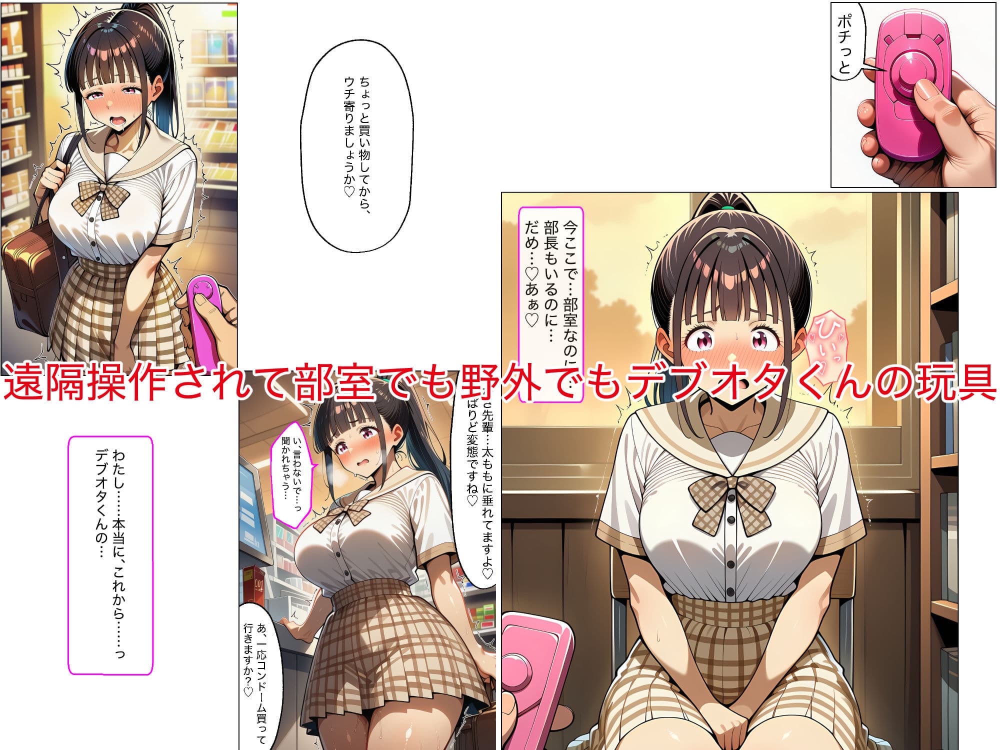 真面目でむっつりなオナニー狂の生徒会副会長を後輩デブオタの僕がちんぽ奴◯に堕とす話ーあの娘の秘密【生徒会副会長ちんぽ奴◯化】ー サンプル 7