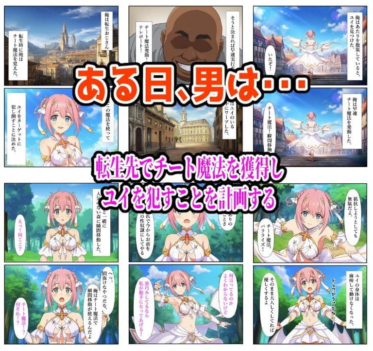 チート魔法で絶対服従! ユイ快楽責め完全敗北 サンプル 1