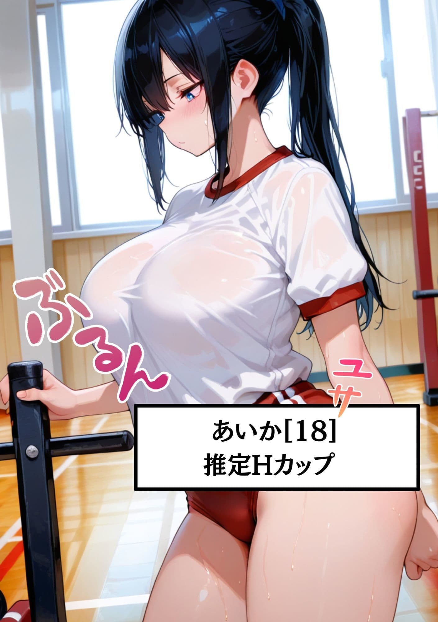 【同級生にレ●プした話】Hカップ痴女のあいか（18）体育の授業で男子同級生に犯●れる サンプル 1