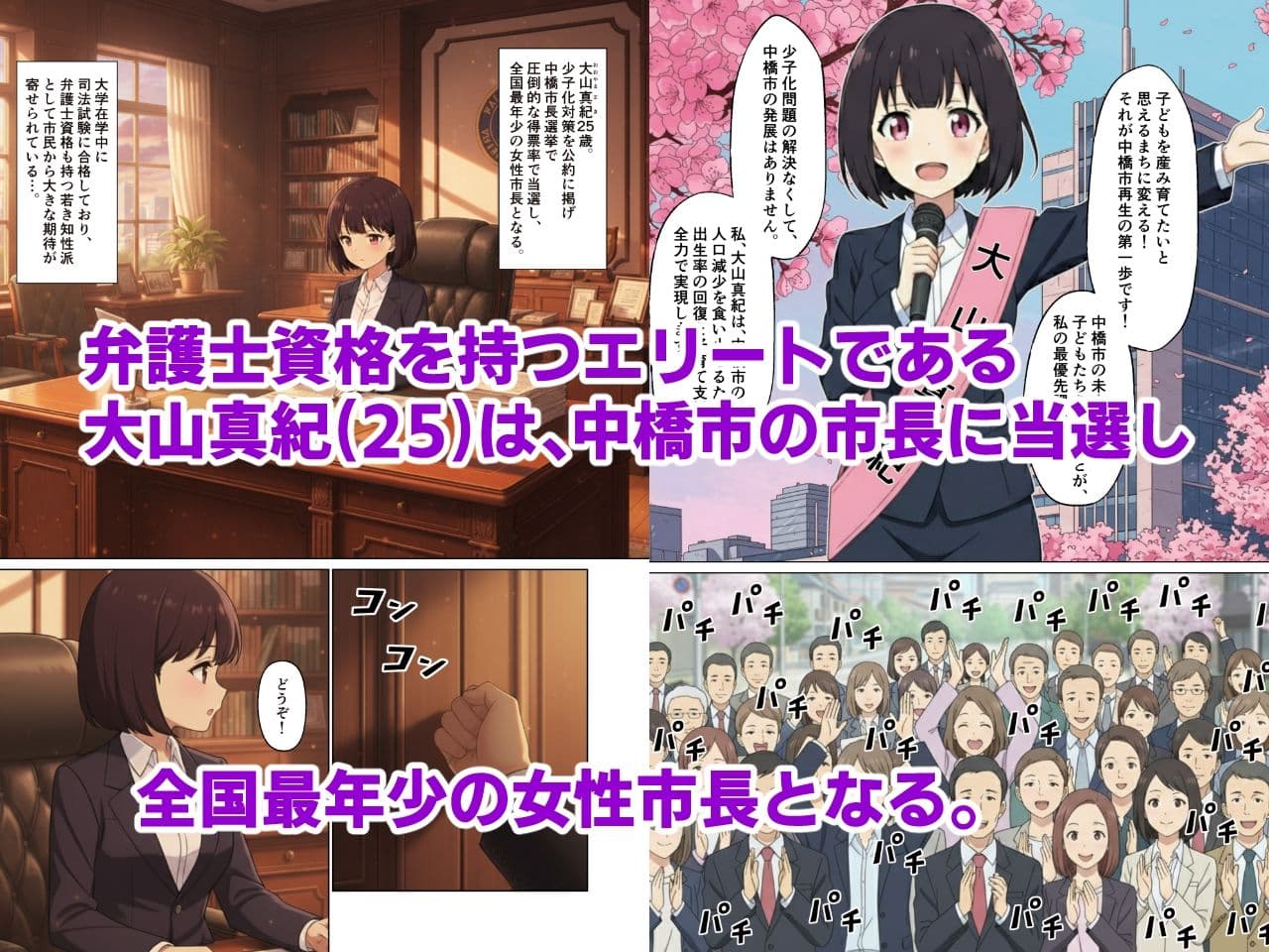 ぼくっ娘市長とラブホで公務の打ち合わせをしていたら男女の関係になっちゃう話 サンプル 1