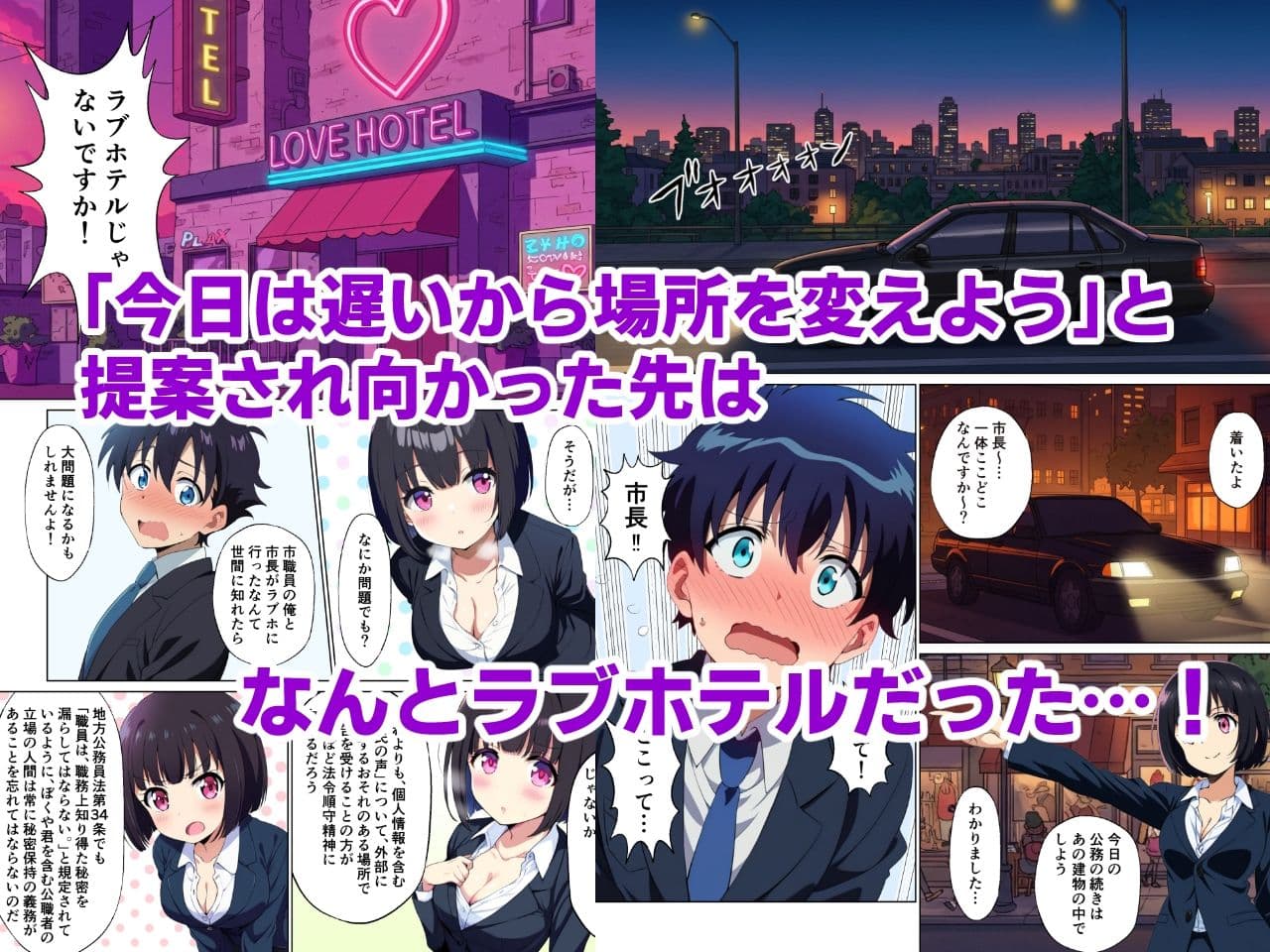 ぼくっ娘市長とラブホで公務の打ち合わせをしていたら男女の関係になっちゃう話 サンプル 3