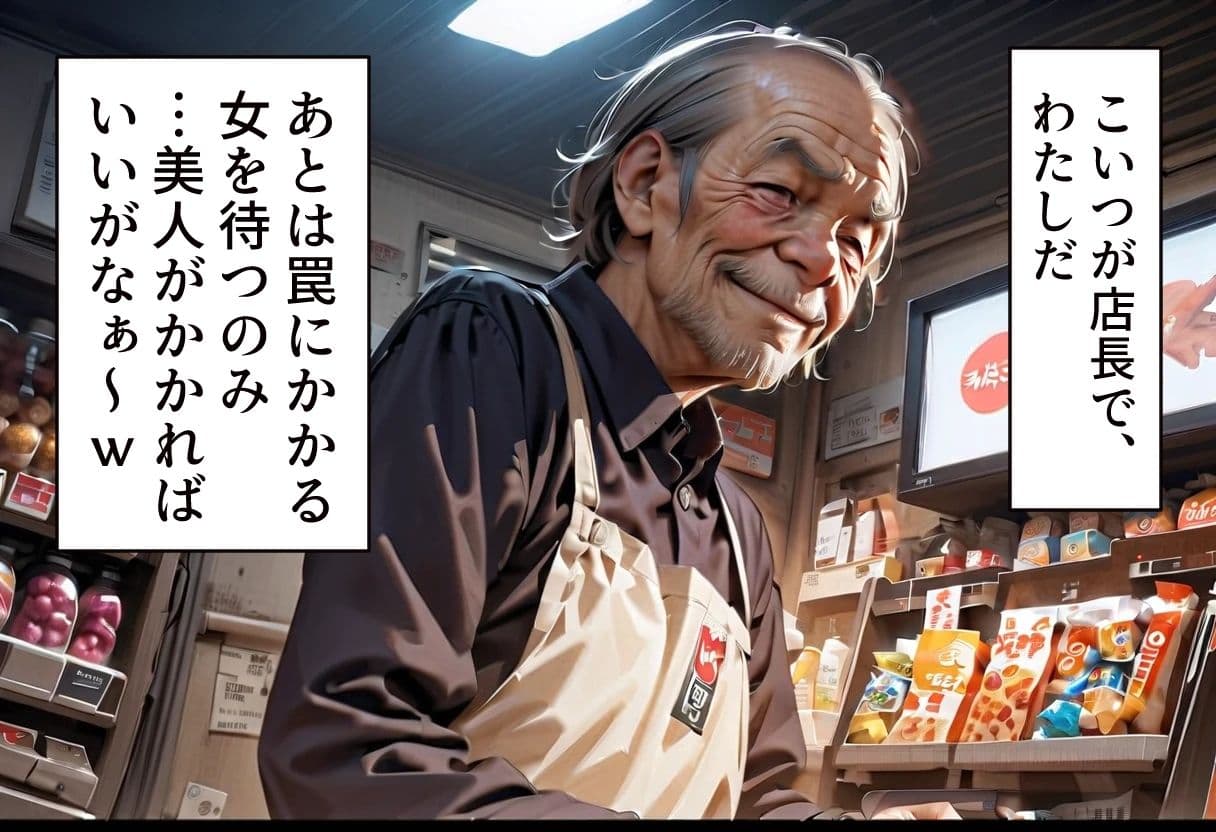 足パパがイク！  コンビニで万引きした人妻編 サンプル 1