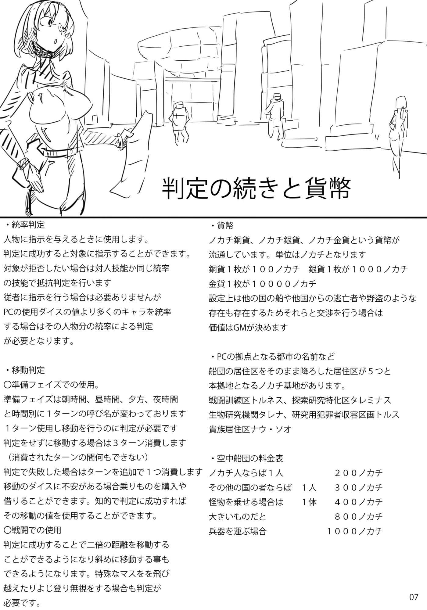 TRPG風設定集ノカチ開発局 サンプル 3