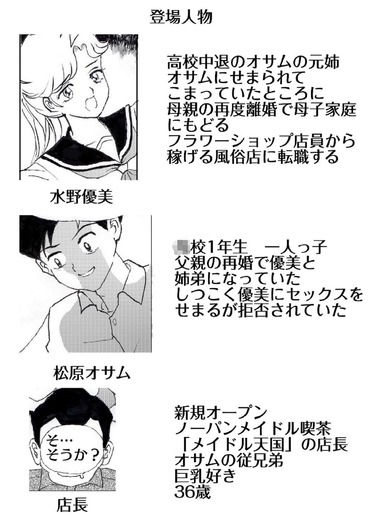 ノーパンメイドル喫茶の巨乳女子が元姉だった サンプル 1