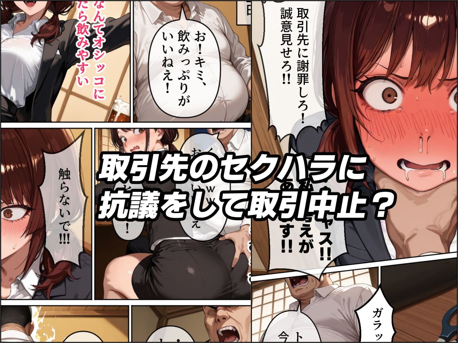 最愛の姉妻がブラック企業で裸踊り担当になった話（仮） サンプル 8