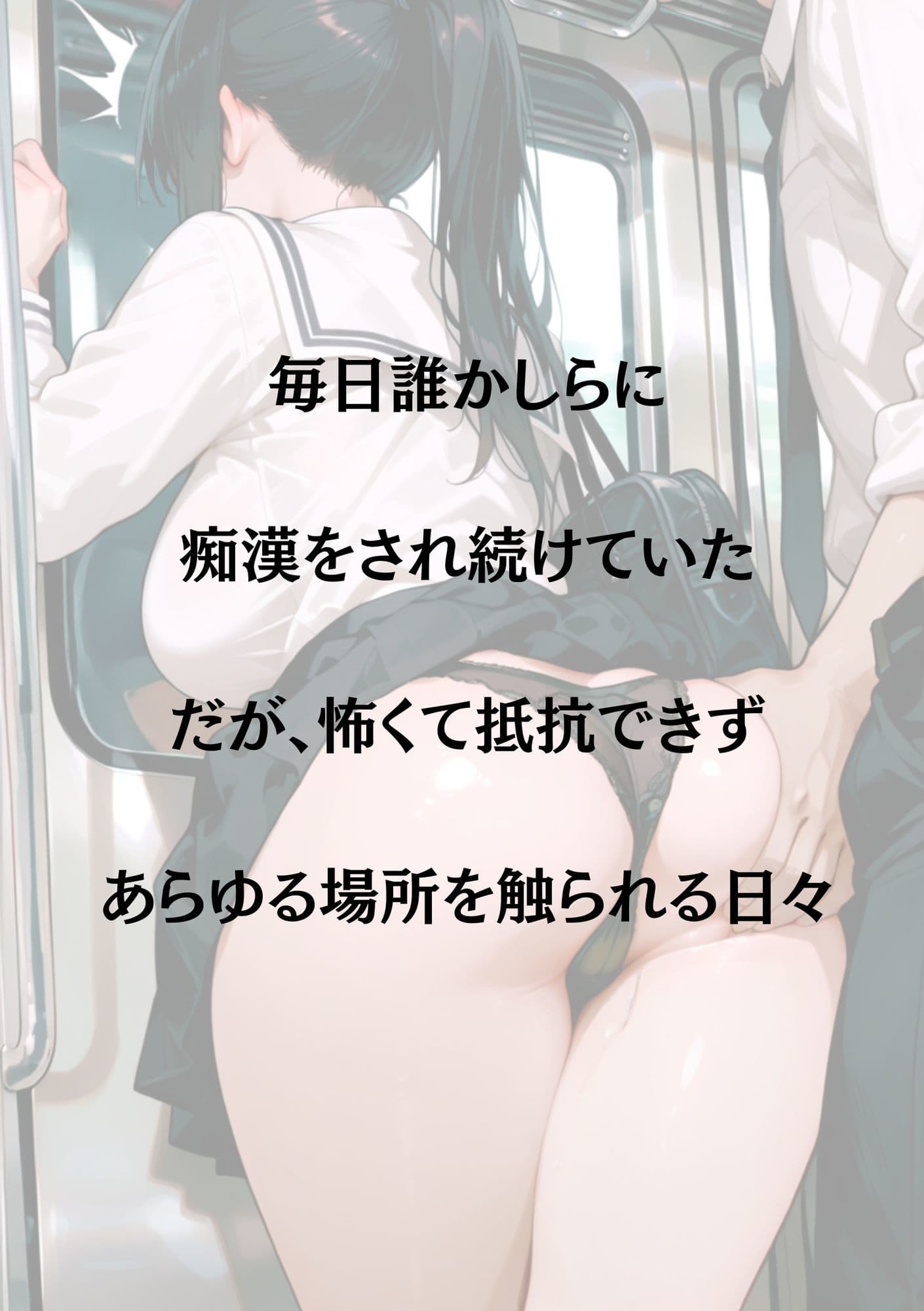 【速報】【JKが痴●被害に！】日々痴●被害に遭ってる ひめさん［18歳］推定Hカップのまんこに男性が精子を中出しされ。性被害に逢う。 サンプル 2
