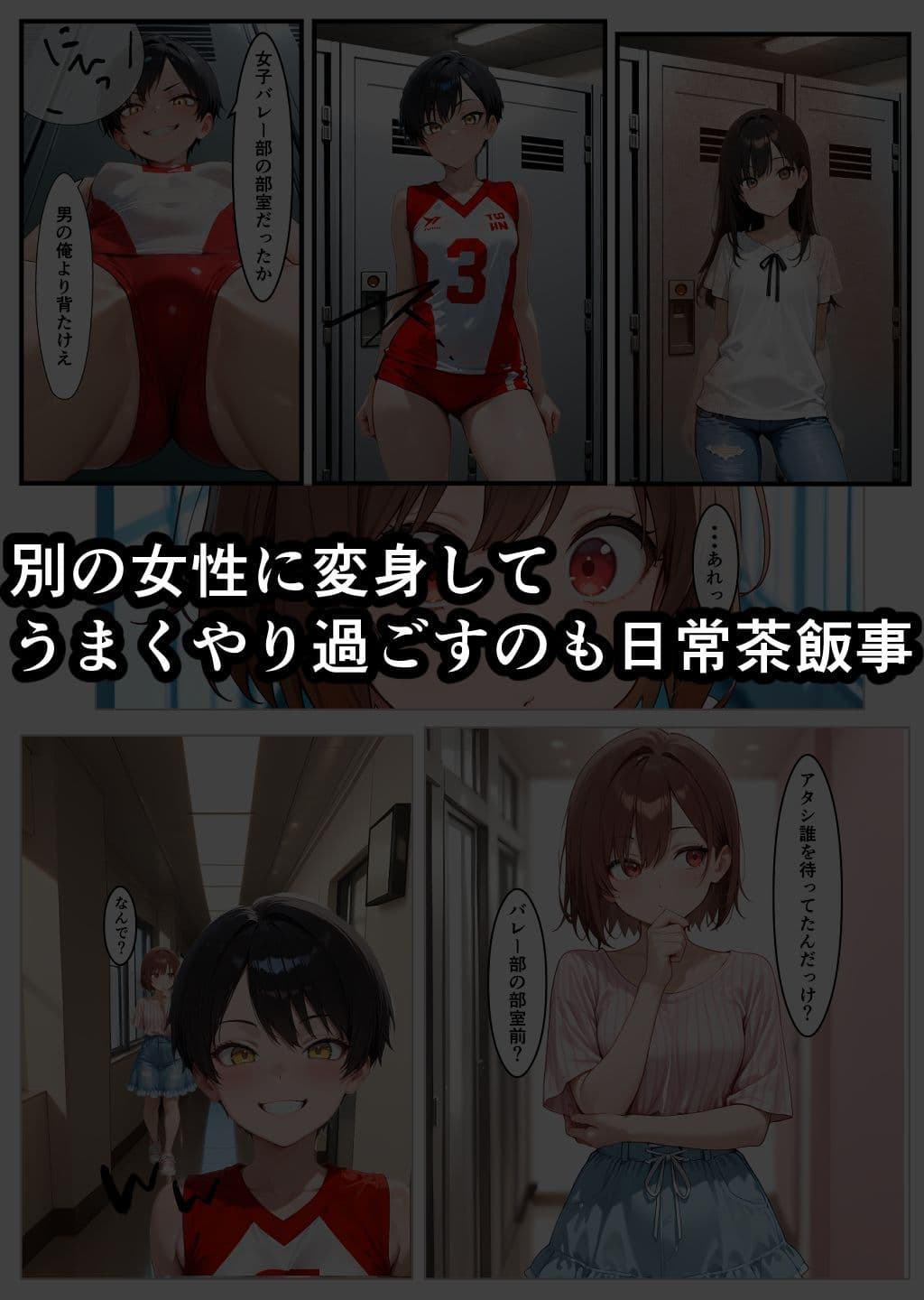 その場に合わせた変身能力で女の快感が止まらない サンプル 5