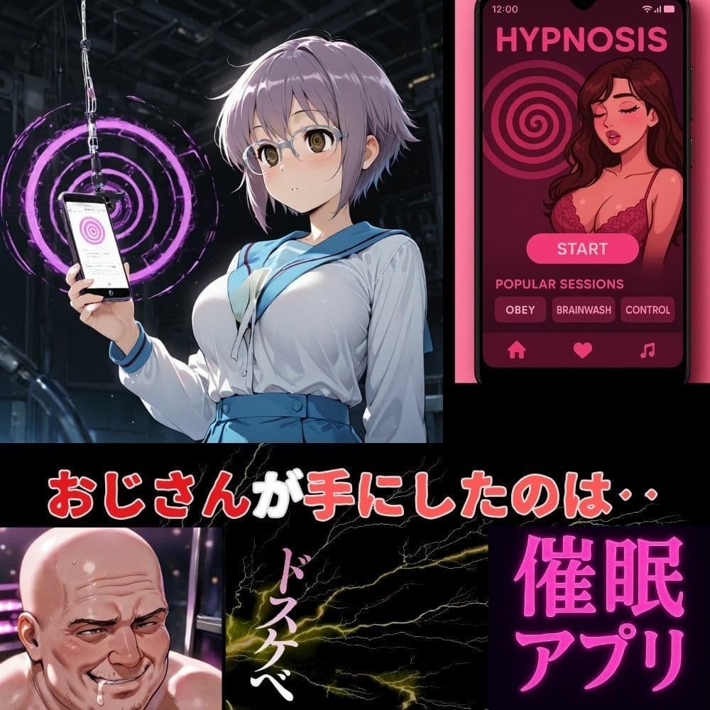 催●レベルMAX‥おじさん専用アプリの服従コード！長門有希のプライドと記憶 サンプル 1
