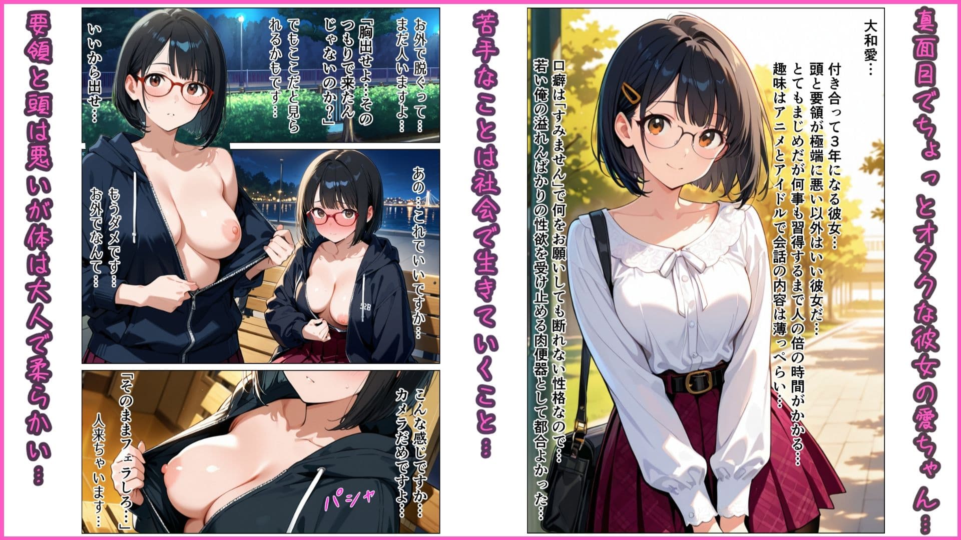 バカな言いなり彼女を都合よくオナホにしてたら意外と好きになってた話 サンプル 1