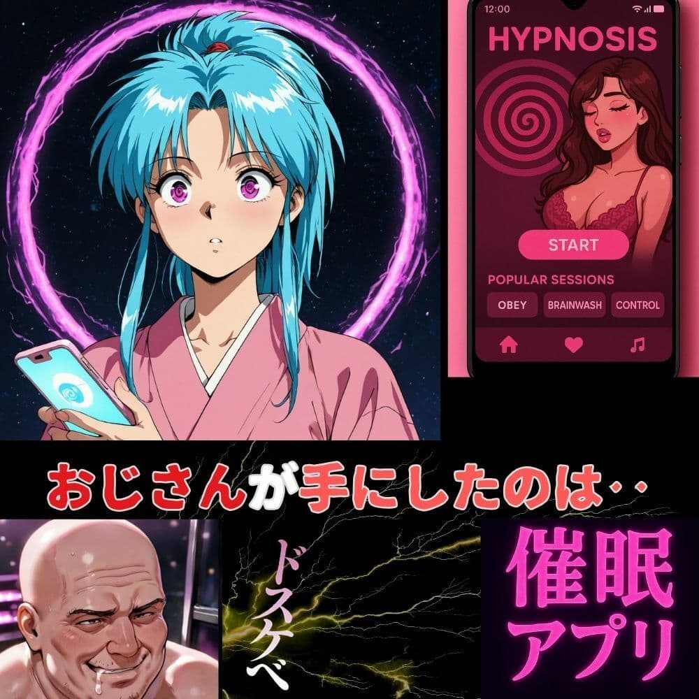 閻魔大王にも言えない秘密の任務‥催●アプリでハメられる霊会案内人ぼたん サンプル 1