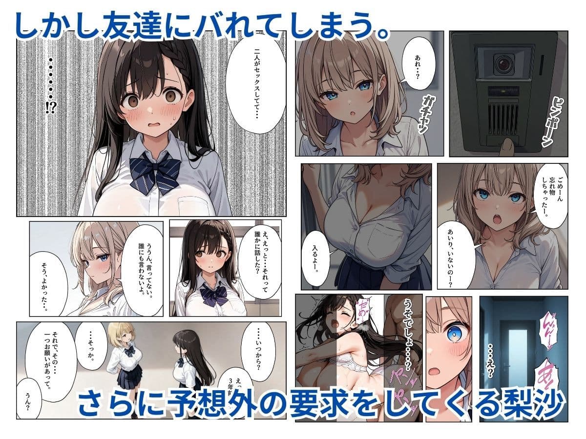 兄とSEXが日課の巨乳妹、友達にばれたけど目の前で中出しまで見せつけます サンプル 3