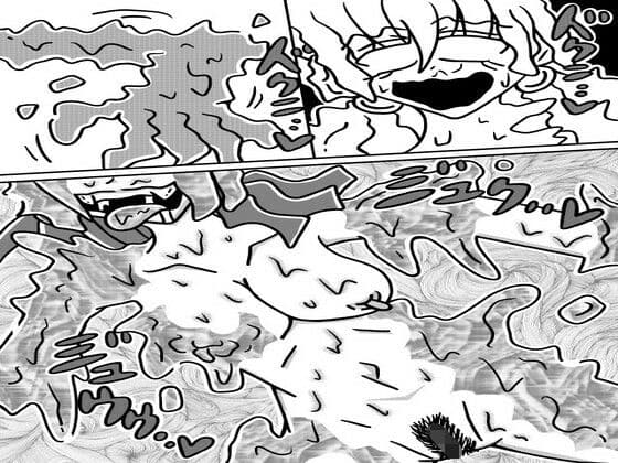 人外レズクエスト「スライム村後編・第五話」「人外レズ達の公共トイレ」