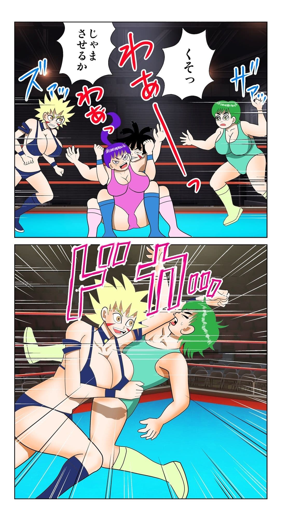 崖っぷちおばちゃんタッグ サンプル 5
