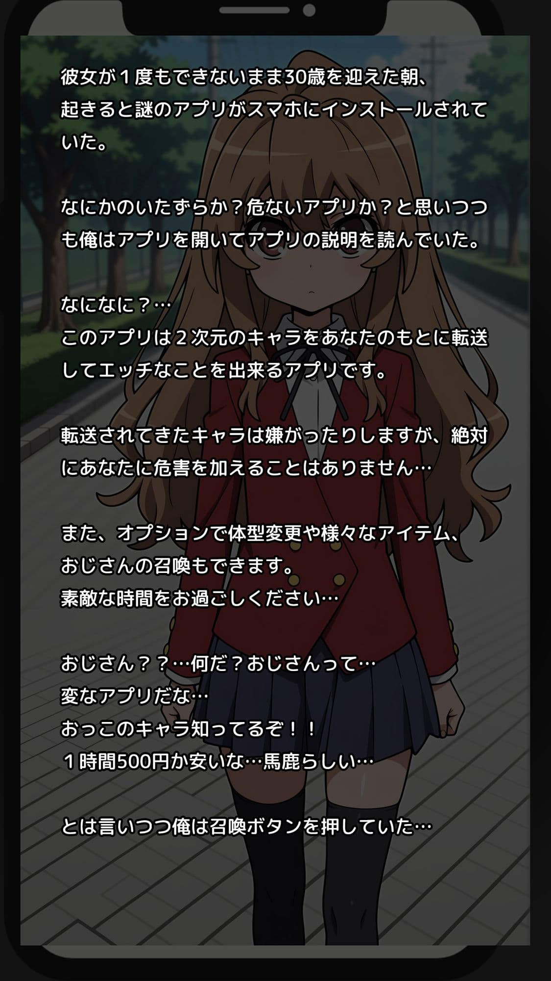 【一部セリフつき】Deliサモ☆ 美少女とおじさん強●召喚アプリ - 手乗りタイガー編 - サンプル 1