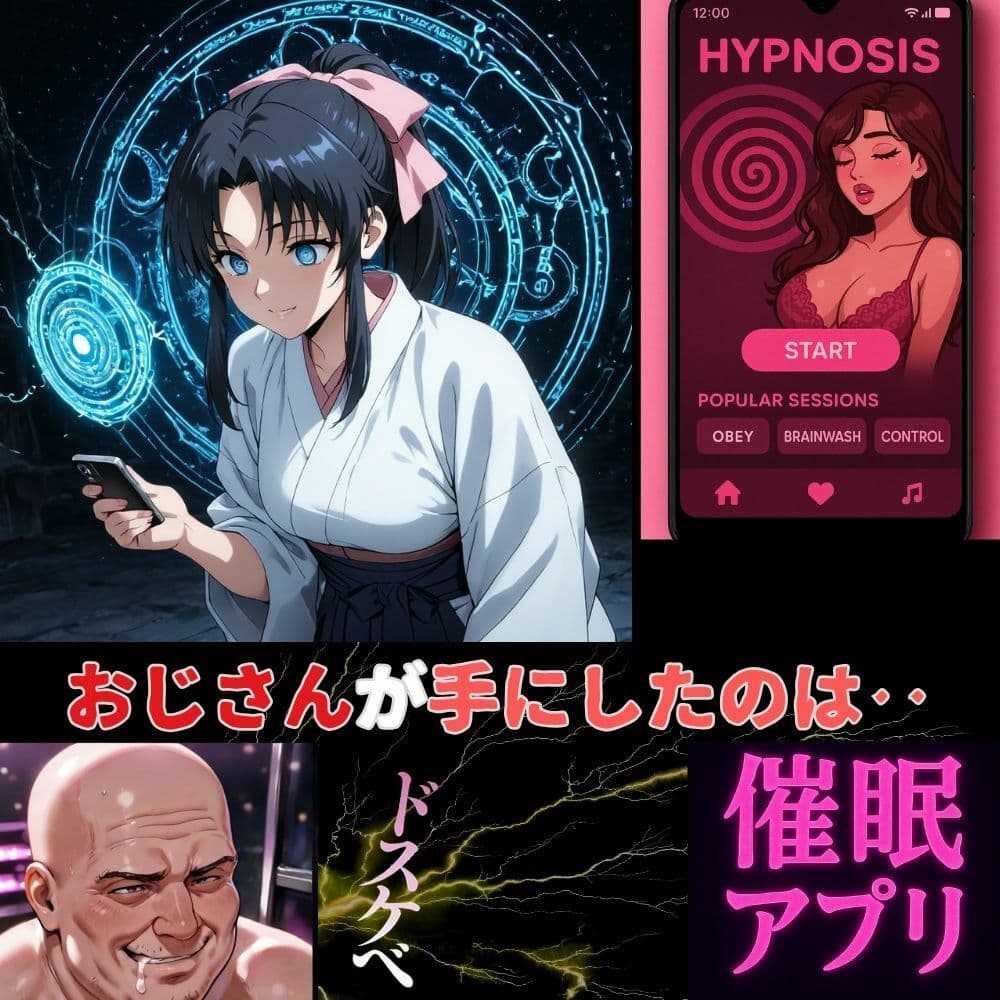 おじさんの秘密稽古、催●アプリが仕掛けた甘い誘惑‥神谷薫の強気が砕け散る瞬間！ サンプル 1