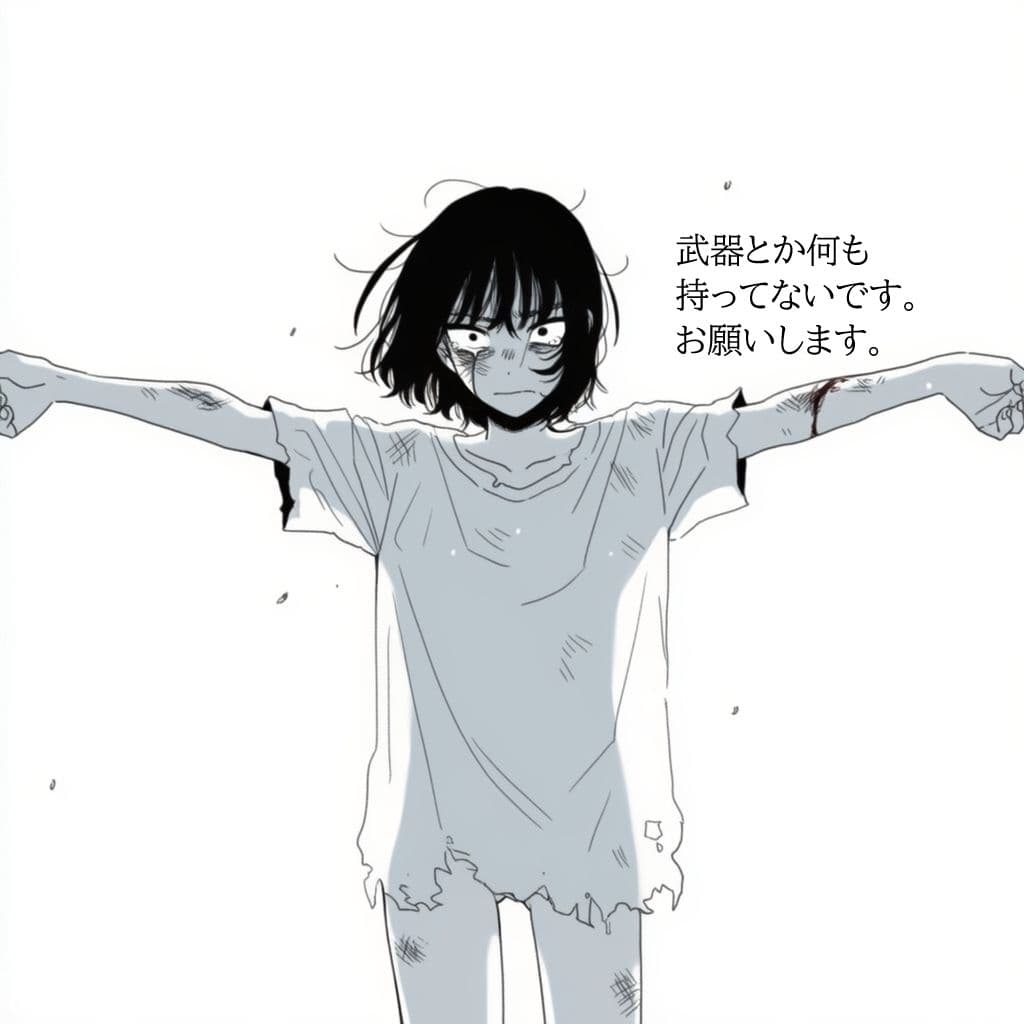 戦場で拾ったダウナー系JKに誘惑されたので、無責任中出しして孕ませた。 サンプル 5