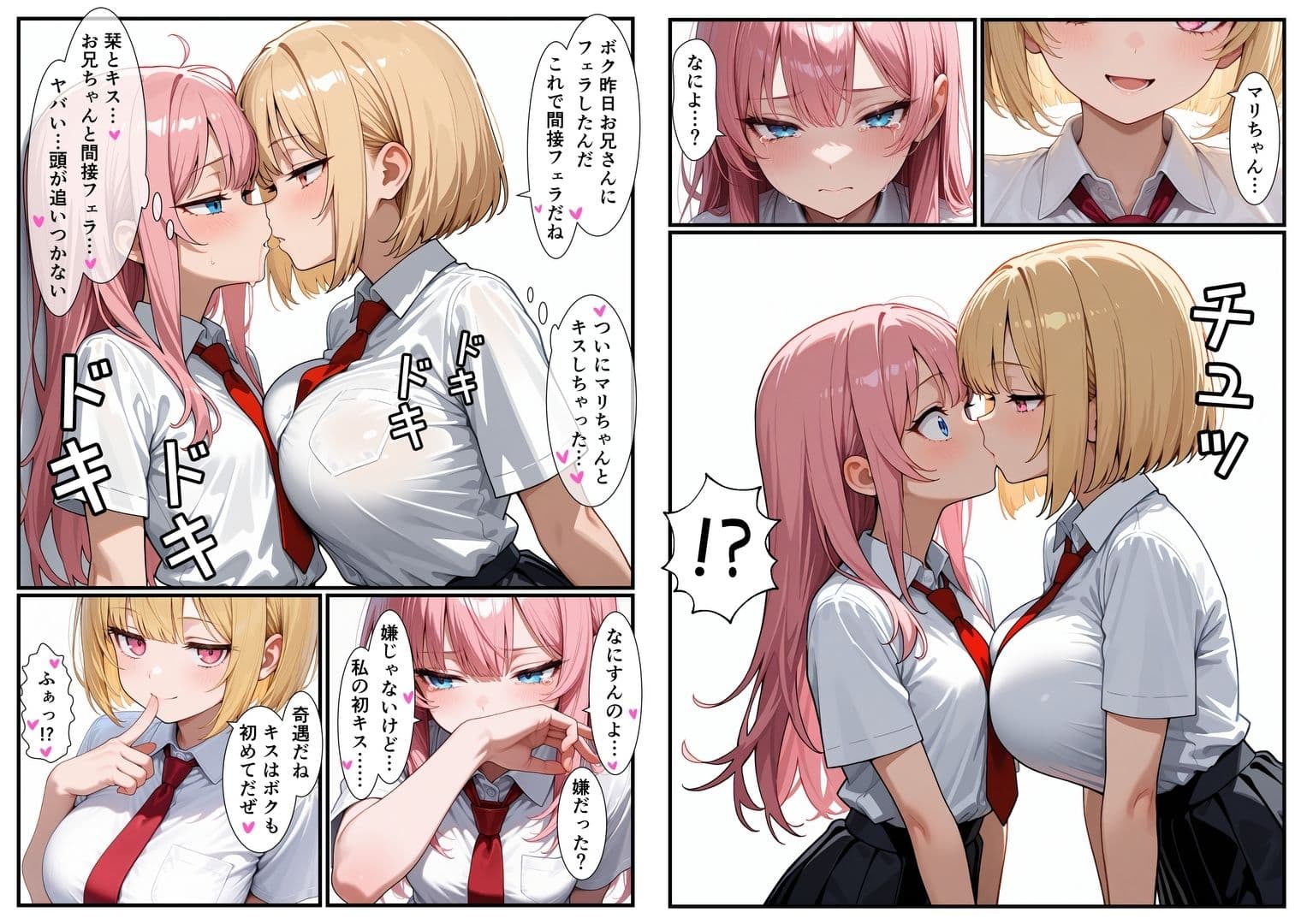 妹×妹の親友×俺  甘々3P サンプル 2