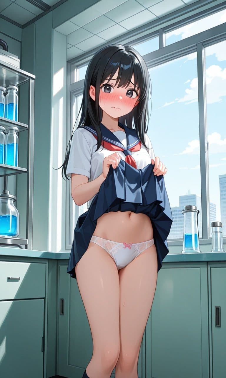 ネットで一人エッチを配信していた女の子は サンプル 1