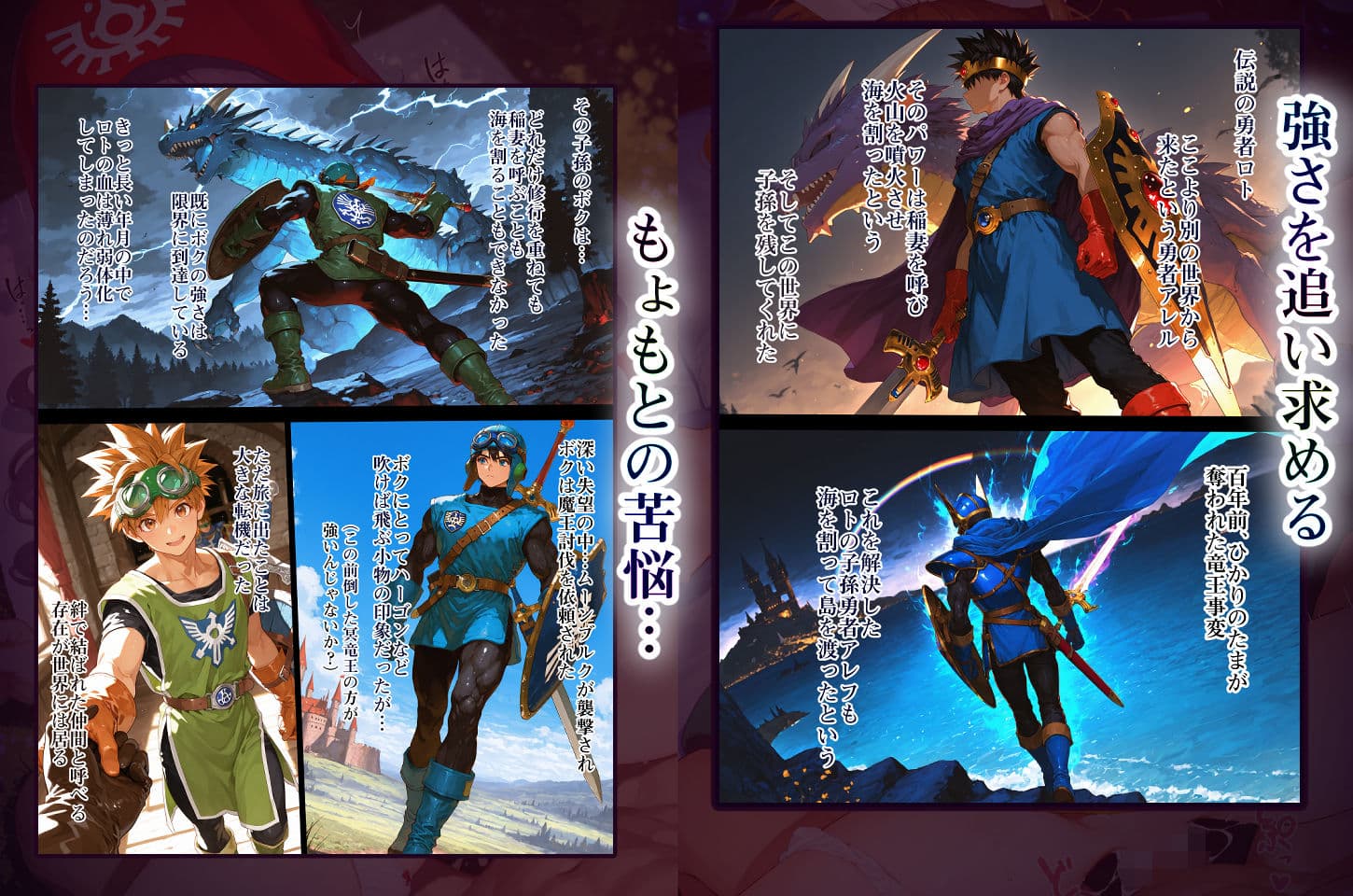 DQ2 Inbreeding of Loto’s Bloodline 旅の道中王女2人と種付け交尾の毎日 魔王が先か、孕ませが先か サンプル 2