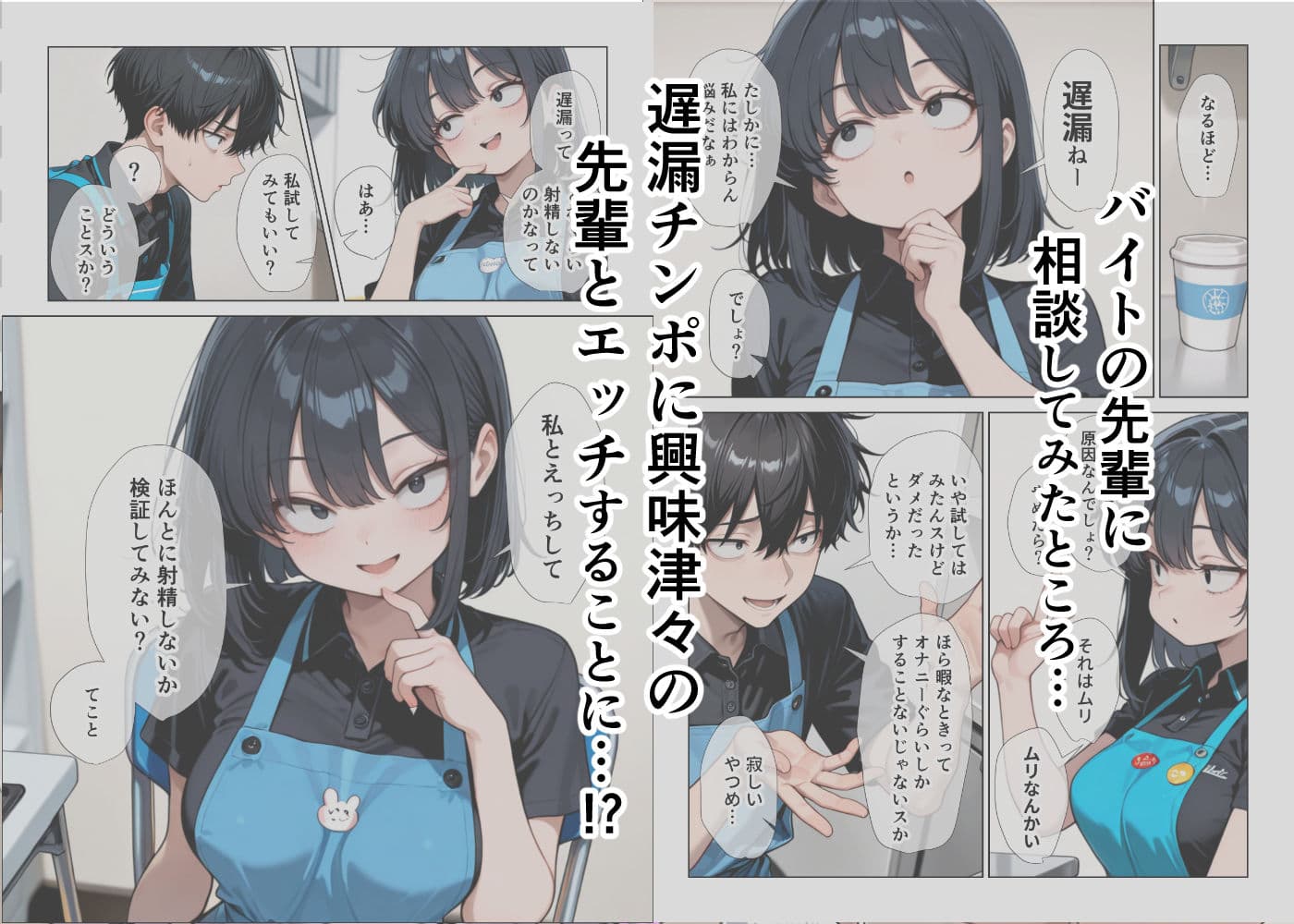 オナニーしすぎて遅漏の俺が先輩の執拗なキスハメと中出し懇願で暴発させられた挙句イキ癖つけられて早漏になっちゃった話 サンプル 2