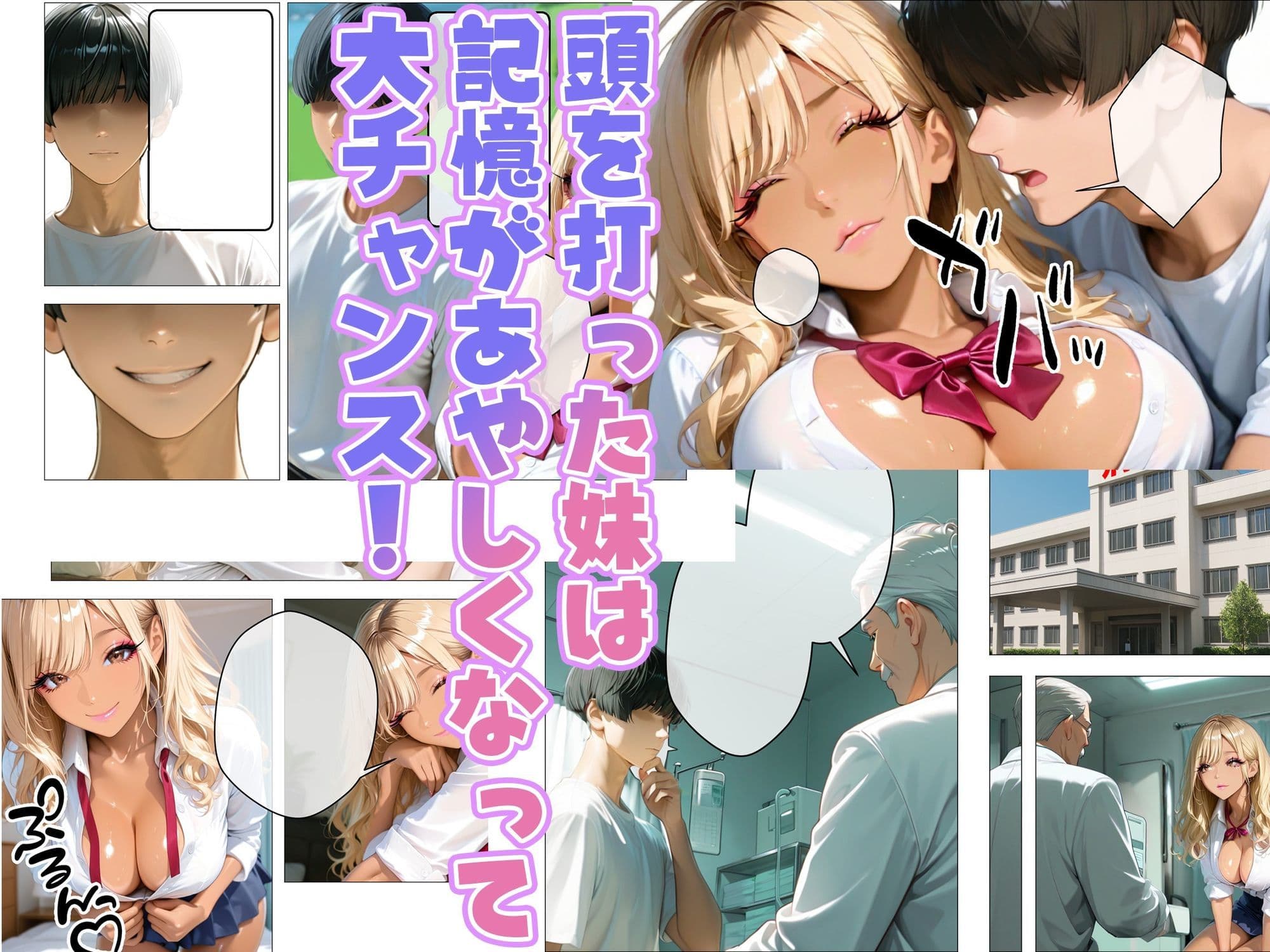 俺を嫌うギャルの妹が頭を打ったらなんでも信じてHやり放題 サンプル 2