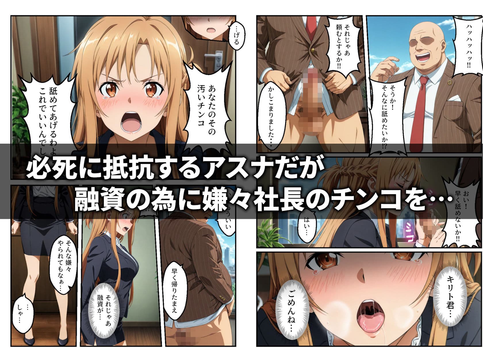 契約性交 〜アスナが堕ちるまで〜 サンプル 4