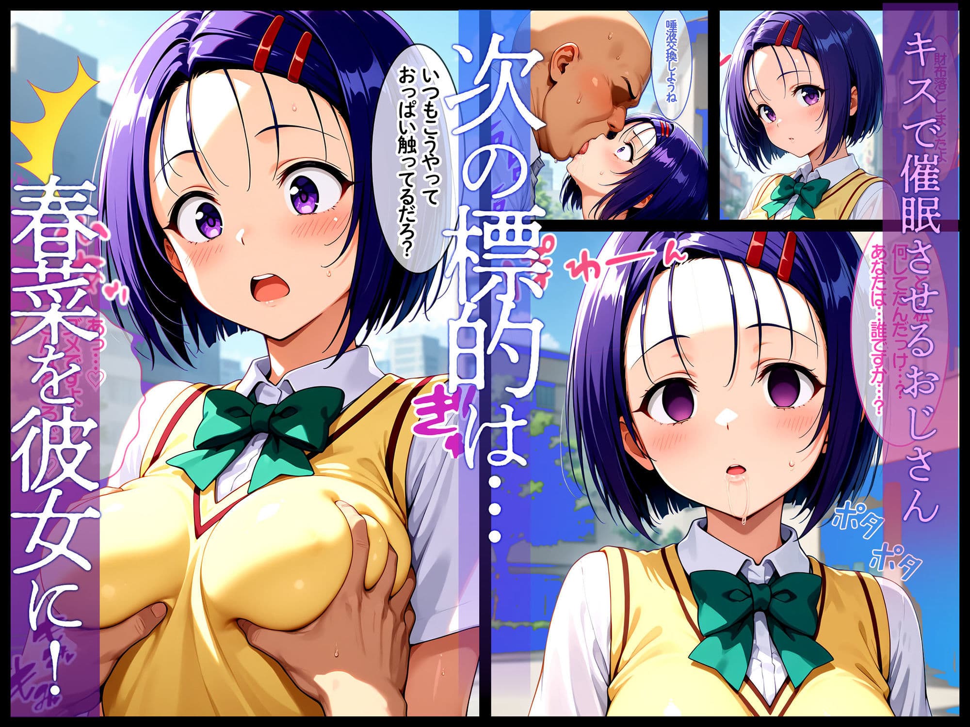 わたしの彼氏がエロ過ぎて…キスで催● 彼女をビッチ調教  〜前編〜 サンプル 1