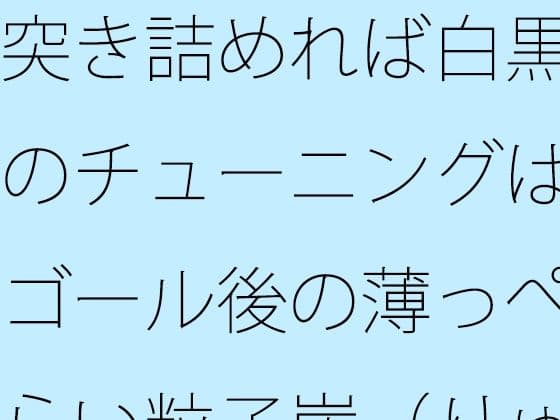 突き詰めれば白黒のチューニングはゴール後の薄っぺらい粒子崖（りゅうしがけ）の上でも続く
