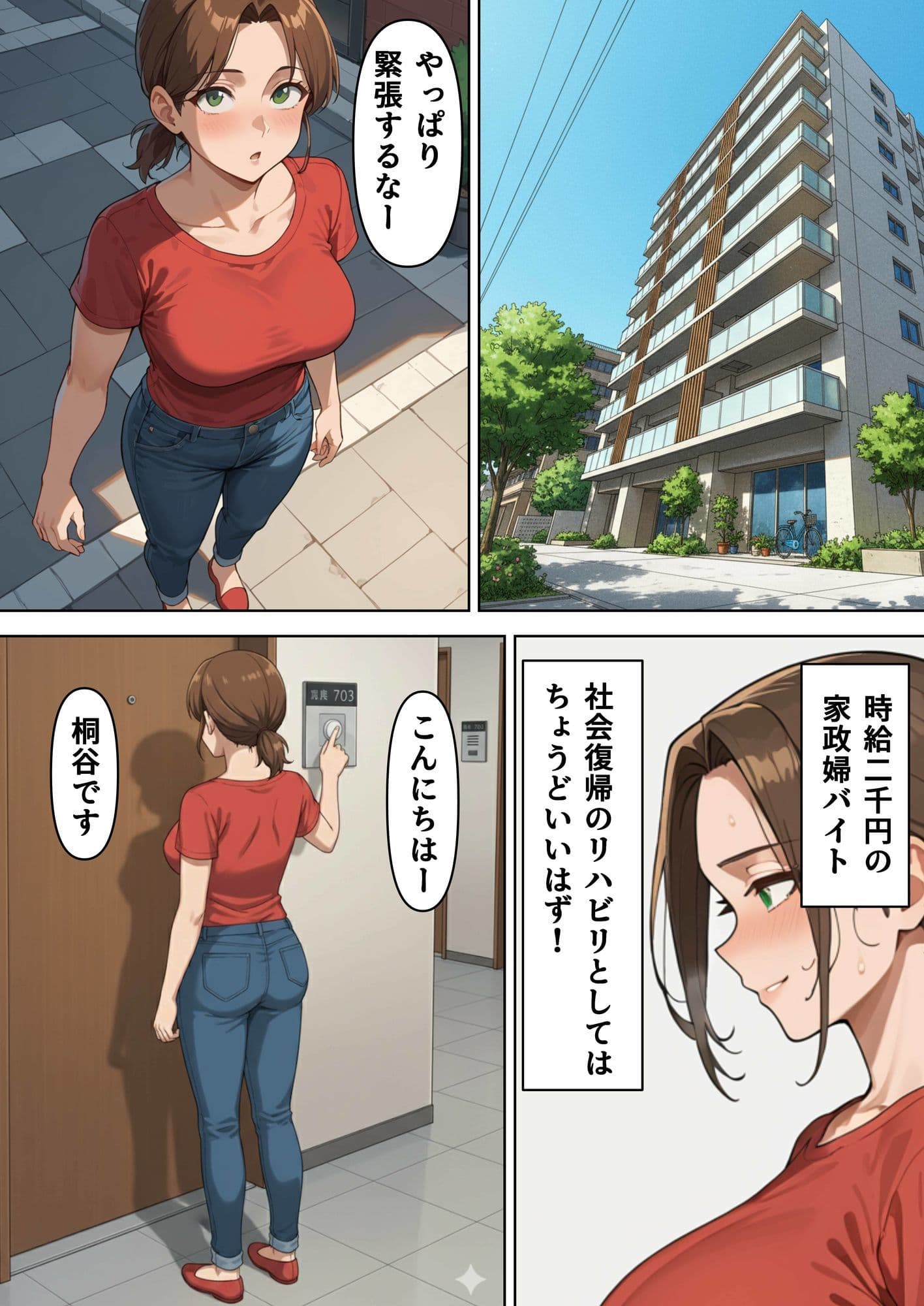 家政婦バイトで堕ちた人妻 サンプル 4
