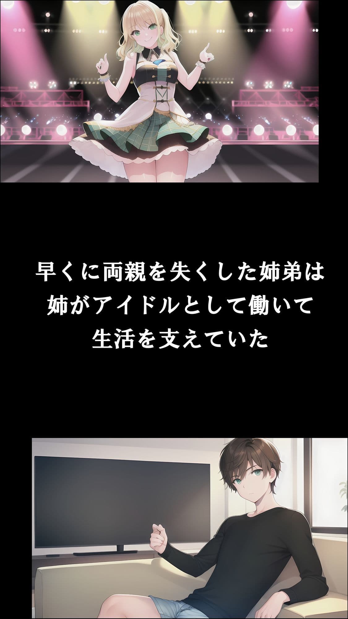 姉の身代わりに奴●アイドルに堕とされた弟 サンプル 2