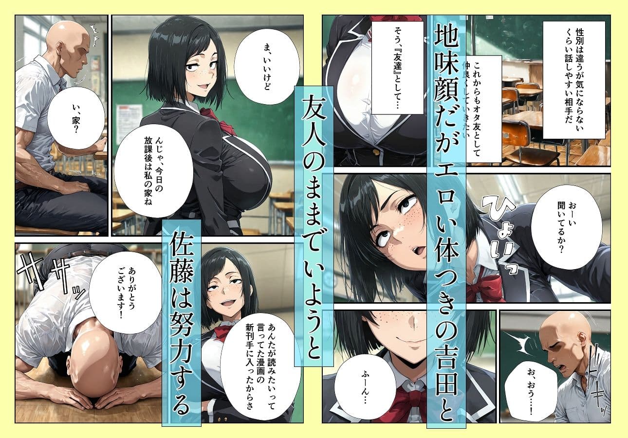 地味顔爆乳オタ友からの誘惑が止まらない サンプル 2