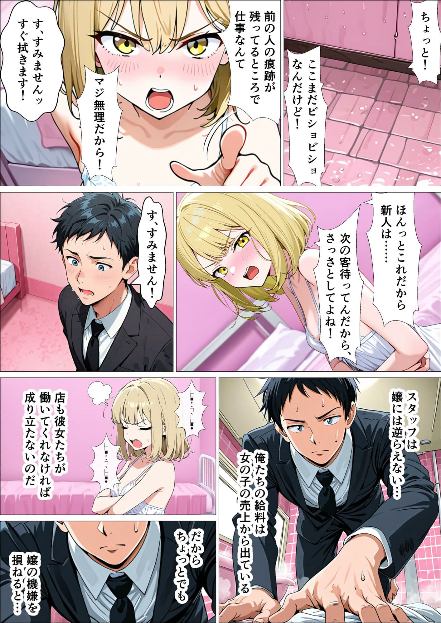 セフレ無限生成職【風俗スタッフ】に転職した結果、性欲処理に追われる日々が始まった元・陰キャの俺 サンプル 5