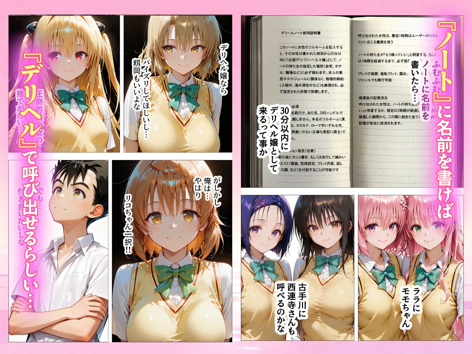 本番あり!?デリヘルノートでとらぶるハーレムをNN強奪してみた 古○川唯 西○寺春菜 籾岡里○ サンプル 6