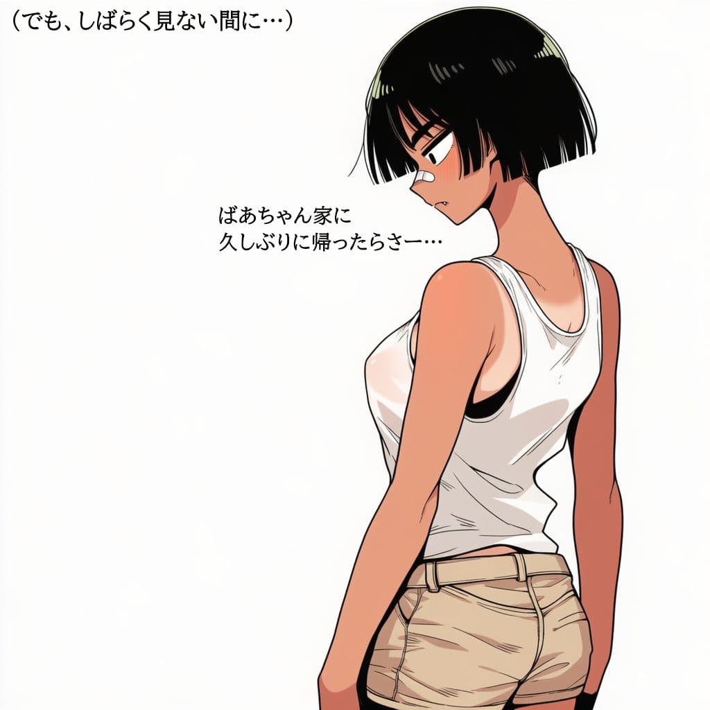 夏の田舎でボーイッシュな幼馴染に誘惑されたので、汗だくで無責任中出しセックスしまくって孕ませた。 サンプル 3