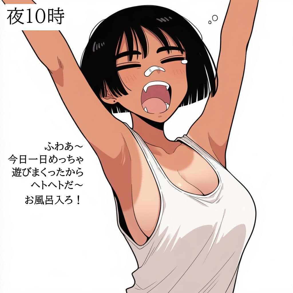 夏の田舎でボーイッシュな幼馴染に誘惑されたので、汗だくで無責任中出しセックスしまくって孕ませた。 サンプル 10