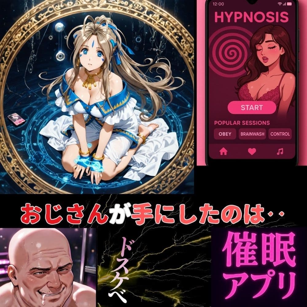 神聖な体が従う『俗悪な快感』催●アプリが引き出した女神の本能‥ベルダンディー未体験の絶頂！ サンプル 1