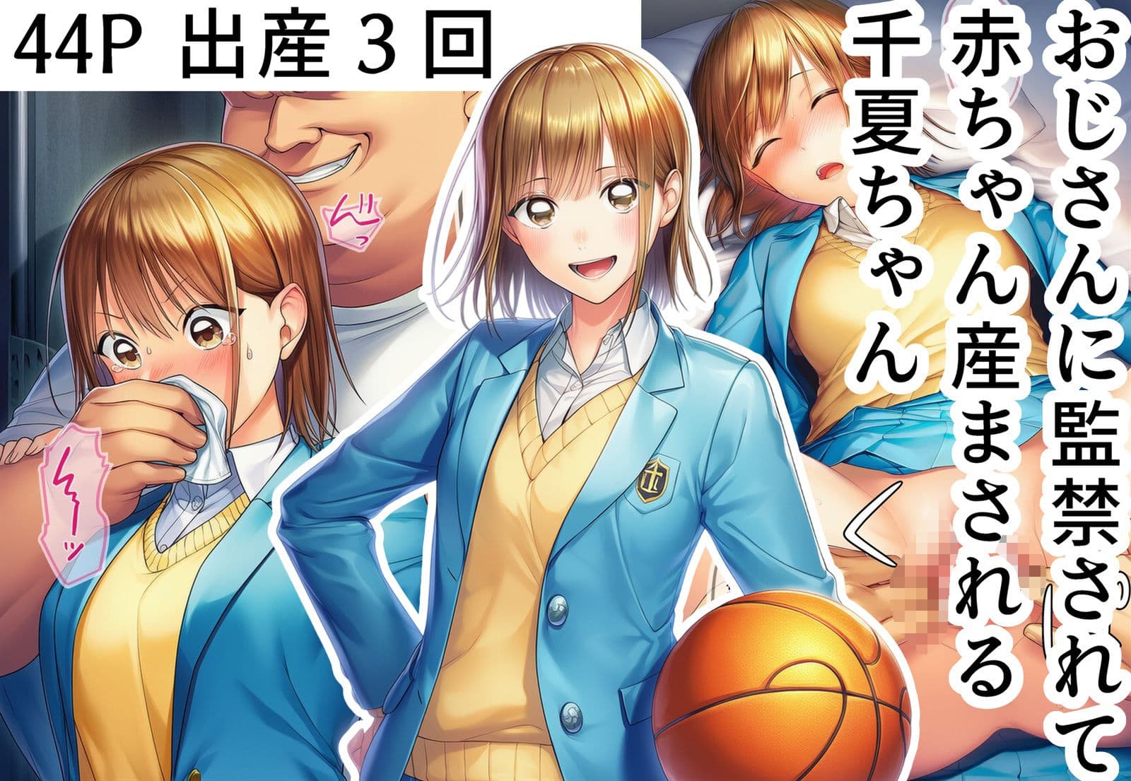 おじさんに監禁されて赤ちゃん産まされる千夏ちゃん サンプル 1