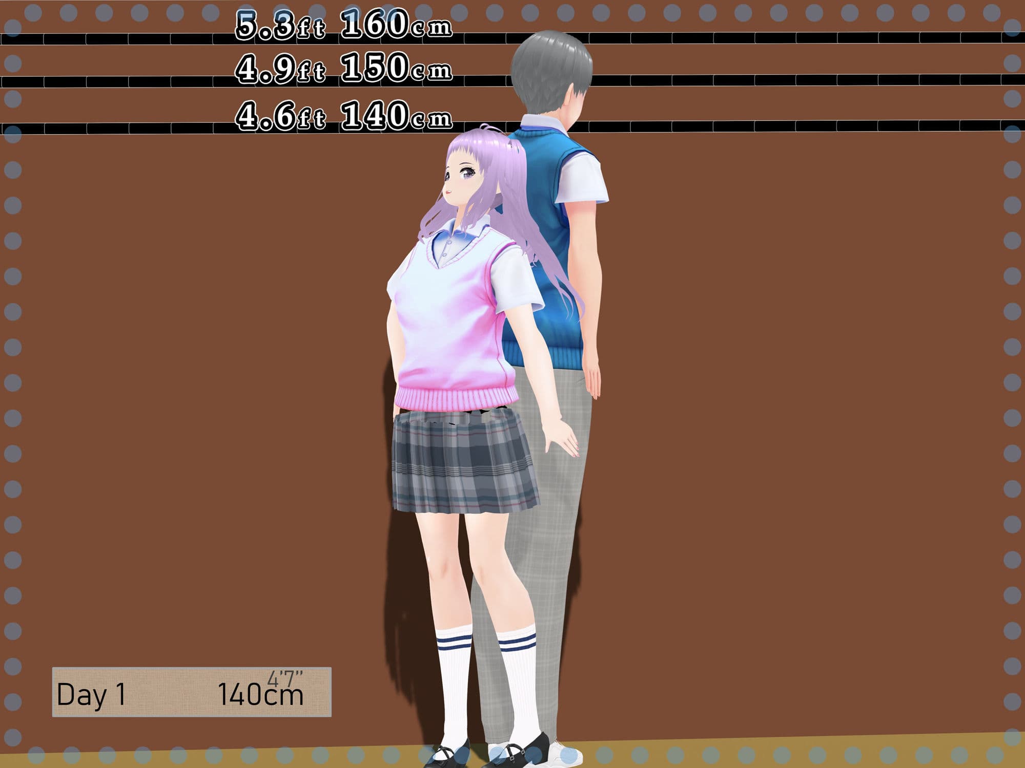 女子だけデカく 男子を追い抜く 成長音〜段差編〜 サンプル 9
