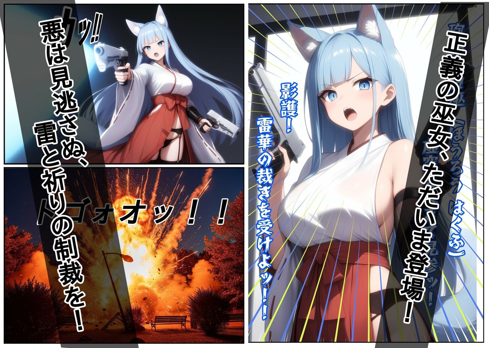 うるおい巫女  狼と弾丸とご奉仕巫女 サンプル 2