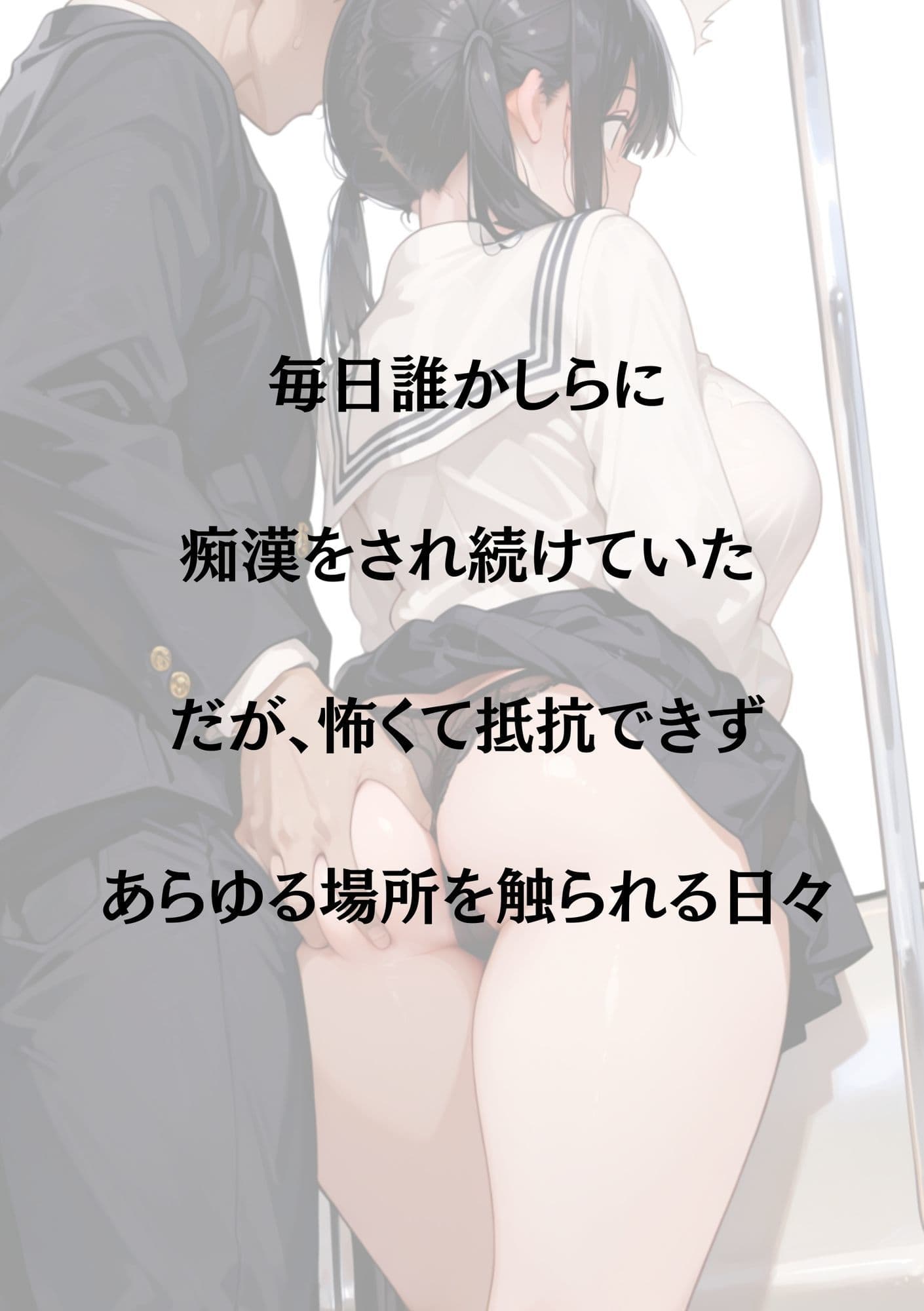 【速報】【JKが痴●被害に遭いました】巨乳のせいで痴●被害が多発！？ なみ［18歳］Hカップ JKに男が精子をぶっかけ続けています。 サンプル 2