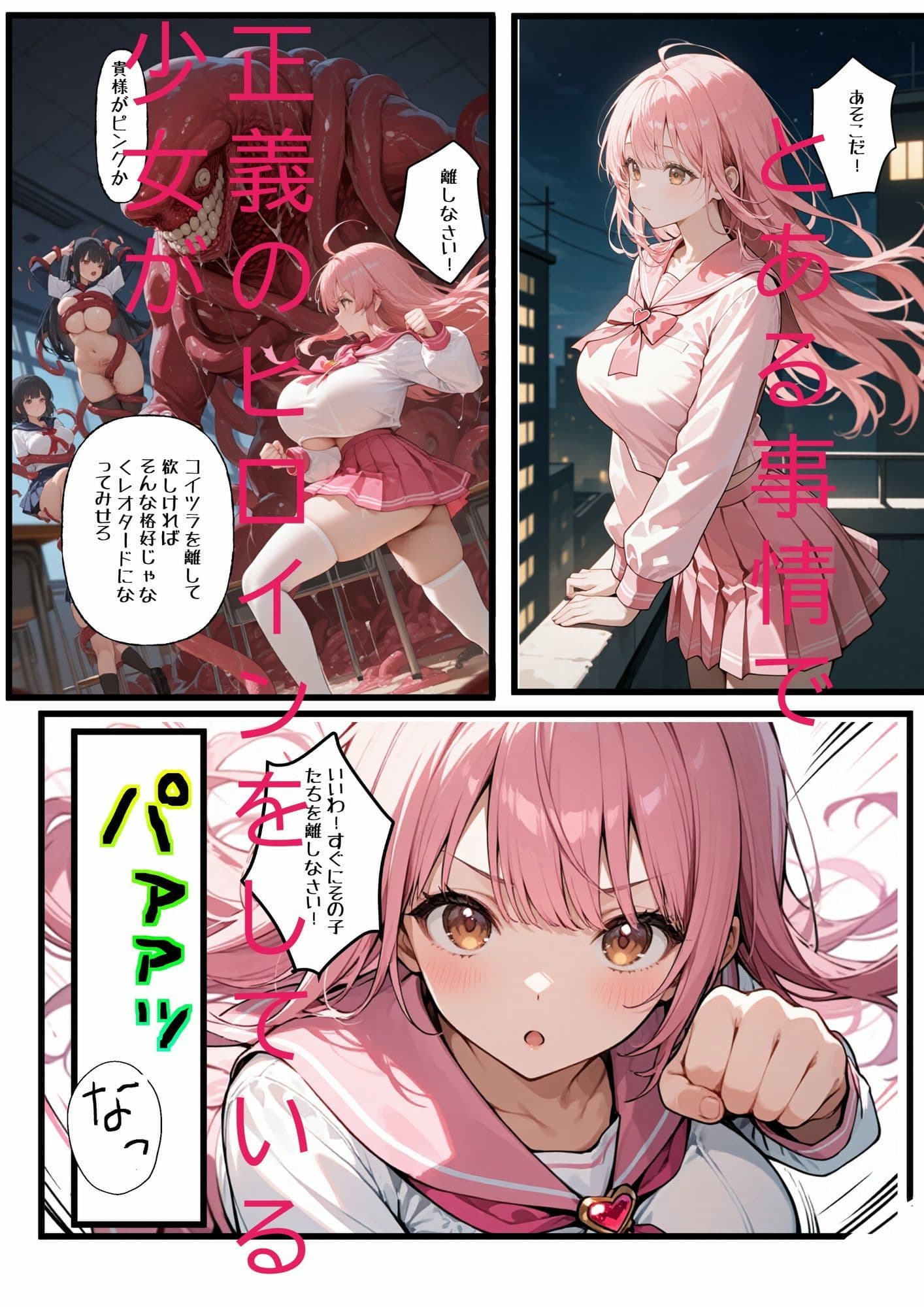 ピンクは負けない サンプル 1