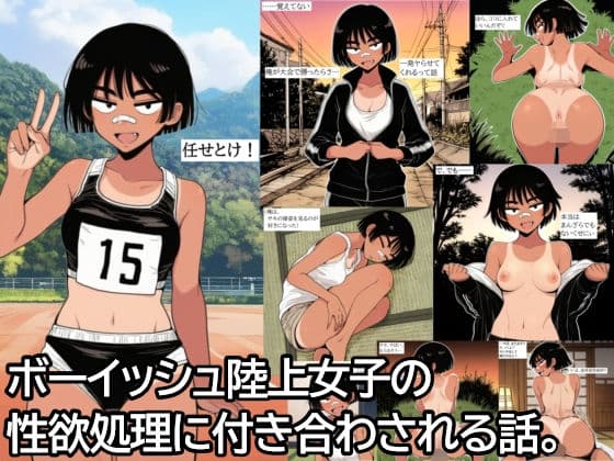 ボーイッシュ陸上女子の性欲処理に付き合わされる話。
