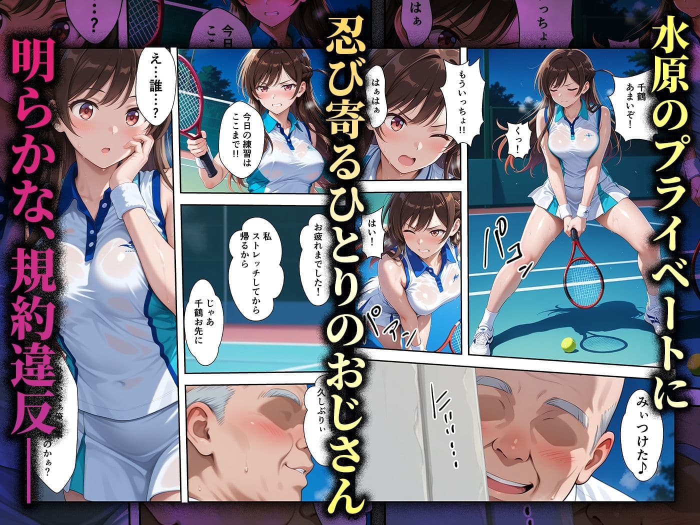 【コミック】心堕浸食_清楚で一途な水〇千鶴がおじさんのち〇ぽに陥落するなんて… サンプル 1