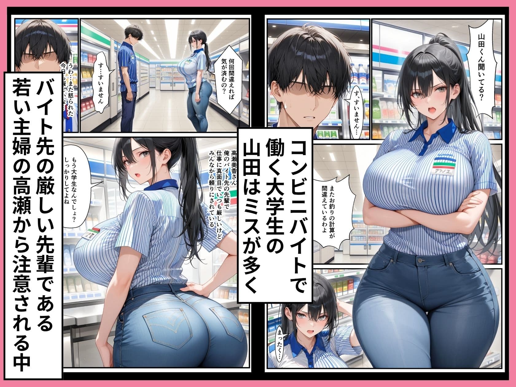 尻マニアの僕がマッチングしたデカ尻美人妻はバイト先のまじめ先輩 サンプル 1